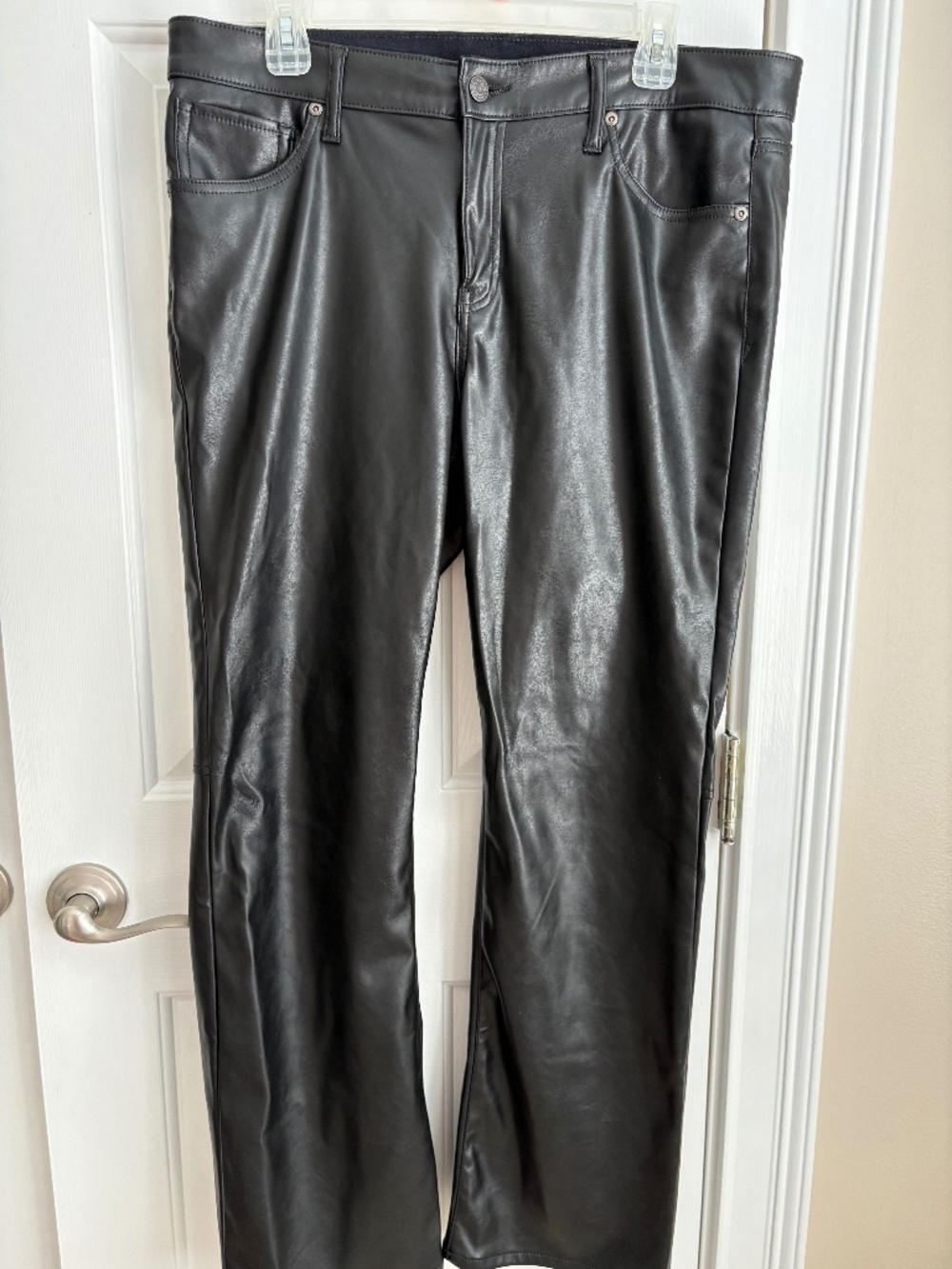 Gap faux leather pants
